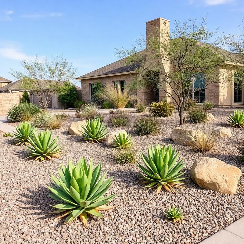 Drought-resistant xeriscape design
